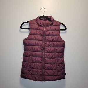 Gap Kids Purple Puffer Vest | Large